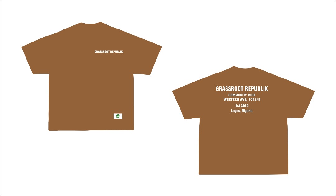 Brown Republik Membership Tee - Founders Drop 2025